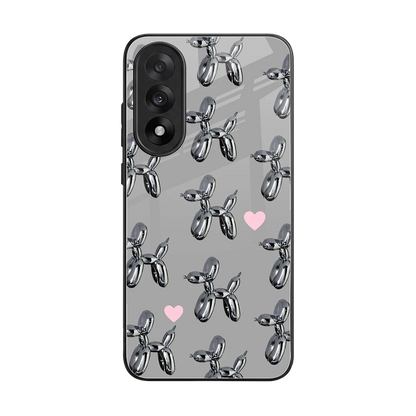 Metallic Pup back phone cover | glass case for oneplus nord 5