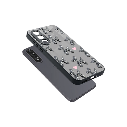 Metallic Pup sleek oneplus nord 5 cover with tempered glass back and TPU edges