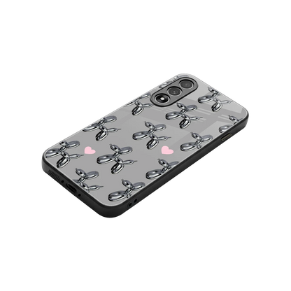 Metallic Pup stylish phone case for oneplus nord 5 | glossy glass and slim fit