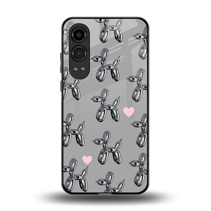 Metallic Pup back phone cover | glass case for oneplus nord ce 4 lite