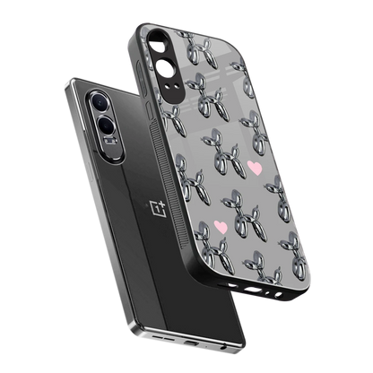 Metallic Pup sleek oneplus nord ce 4 lite cover with tempered glass back and TPU edges