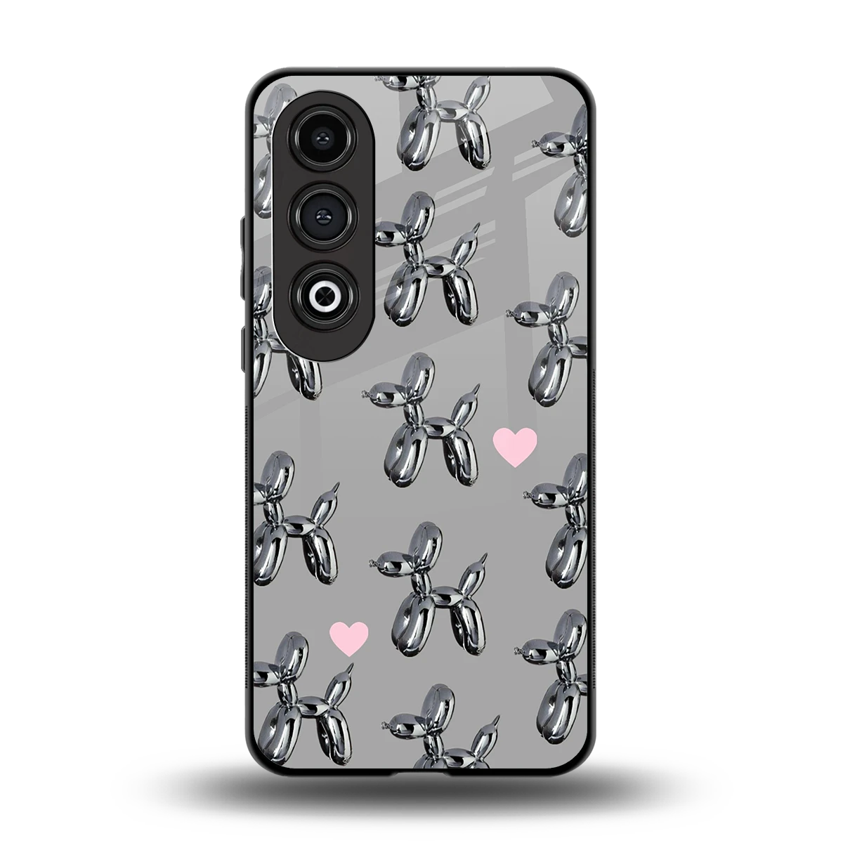 Metallic Pup back phone cover | glass case for oneplus nord ce 4