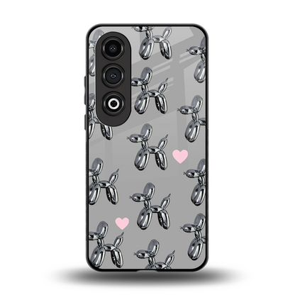 Metallic Pup back phone cover | glass case for oneplus nord ce 4