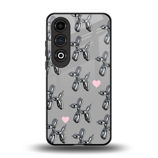 Metallic Pup back phone cover | glass case for oneplus nord ce 4