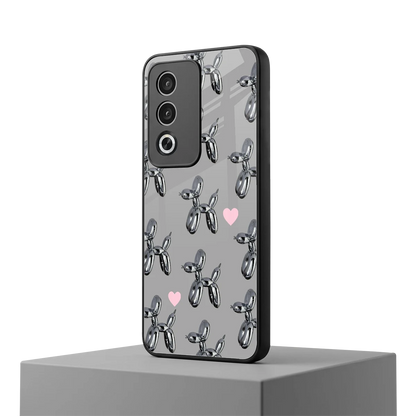 Metallic Pup oppo a3 pro mobile cover | shockproof glass phone case