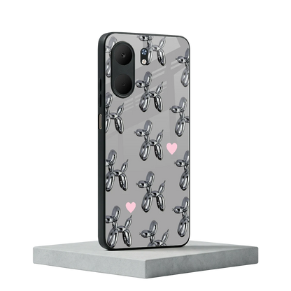 Metallic Pup oppo a5x 5g mobile cover | shockproof glass phone case