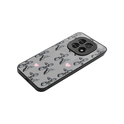 Metallic Pup stylish phone case for oppo f29 5g | glossy glass and slim fit