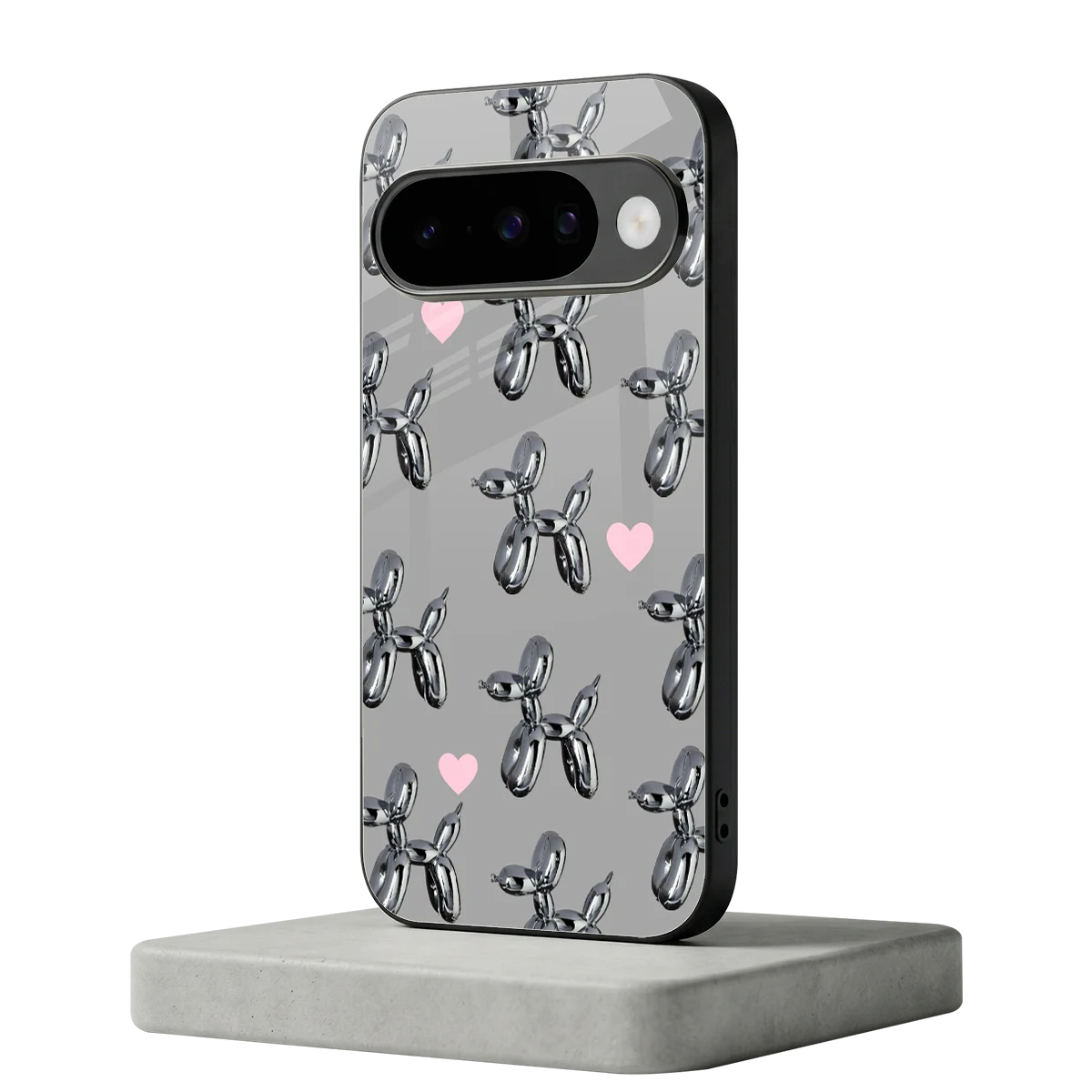 Metallic Pup google pixel 10 mobile cover | shockproof glass phone case