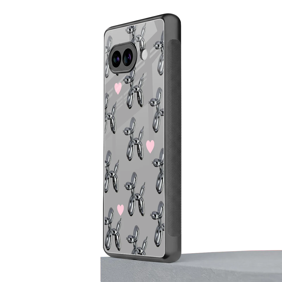 Metallic Pup google pixel 10a mobile cover | shockproof glass phone case