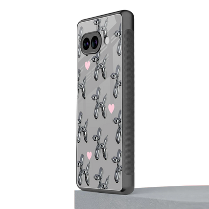 Metallic Pup google pixel 10a mobile cover | shockproof glass phone case