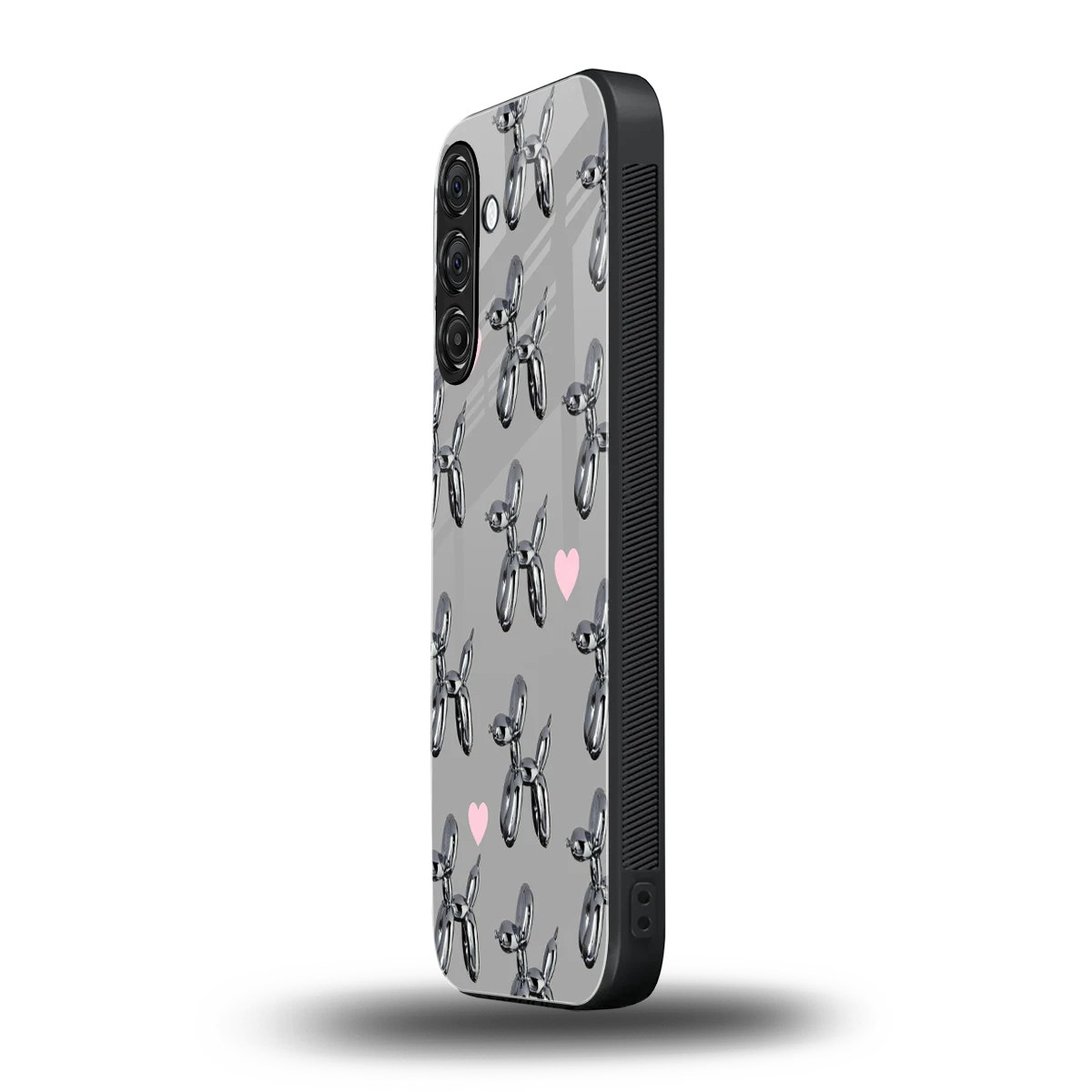 Metallic Pup samsung galaxy a55 5g mobile cover | shockproof glass phone case