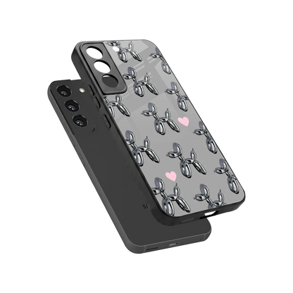 Metallic Pup sleek samsung galaxy s22 cover with tempered glass back and TPU edges