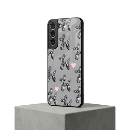 Metallic Pup samsung galaxy s22 mobile cover | shockproof glass phone case