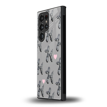 Metallic Pup samsung galaxy s23 ultra mobile cover | shockproof glass phone case