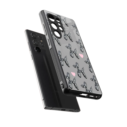 Metallic Pup sleek samsung galaxy s25 ultra cover with tempered glass back and TPU edges