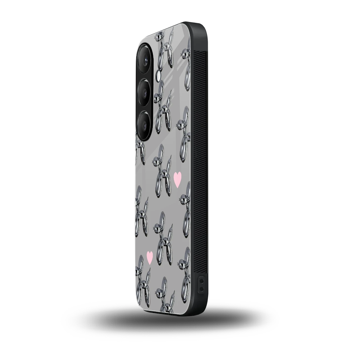 Metallic Pup samsung galaxy s25 mobile cover | shockproof glass phone case