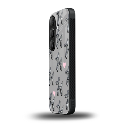 Metallic Pup samsung galaxy s24 mobile cover | shockproof glass phone case
