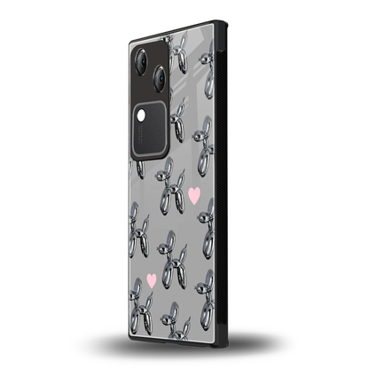 Metallic Pup vivo v30 mobile cover | shockproof glass phone case