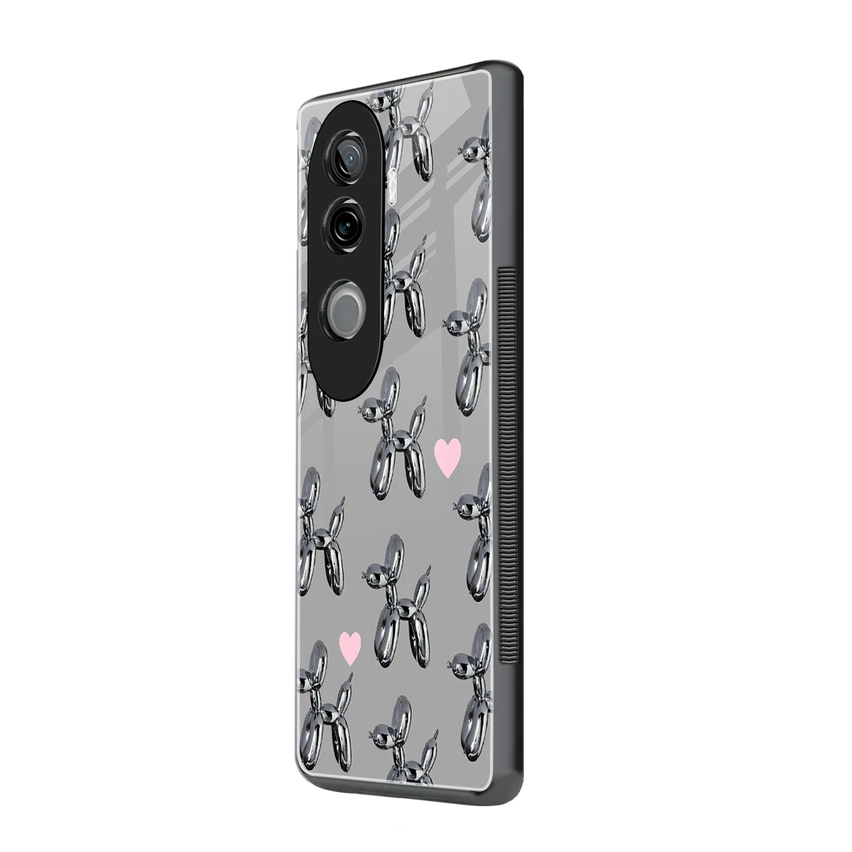 Metallic Pup vivo v40e mobile cover | shockproof glass phone case