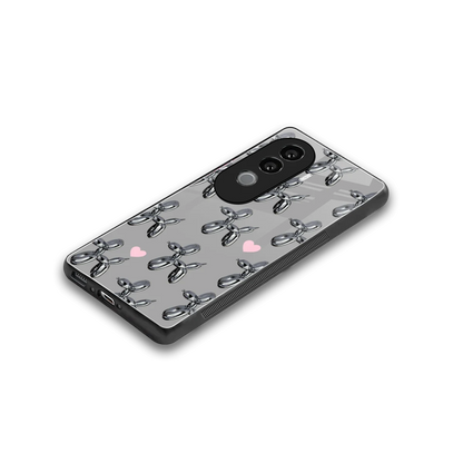 Metallic Pup stylish phone case for vivo v40e | glossy glass and slim fit
