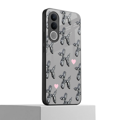 Metallic Pup vivo v70 fe mobile cover | shockproof glass phone case