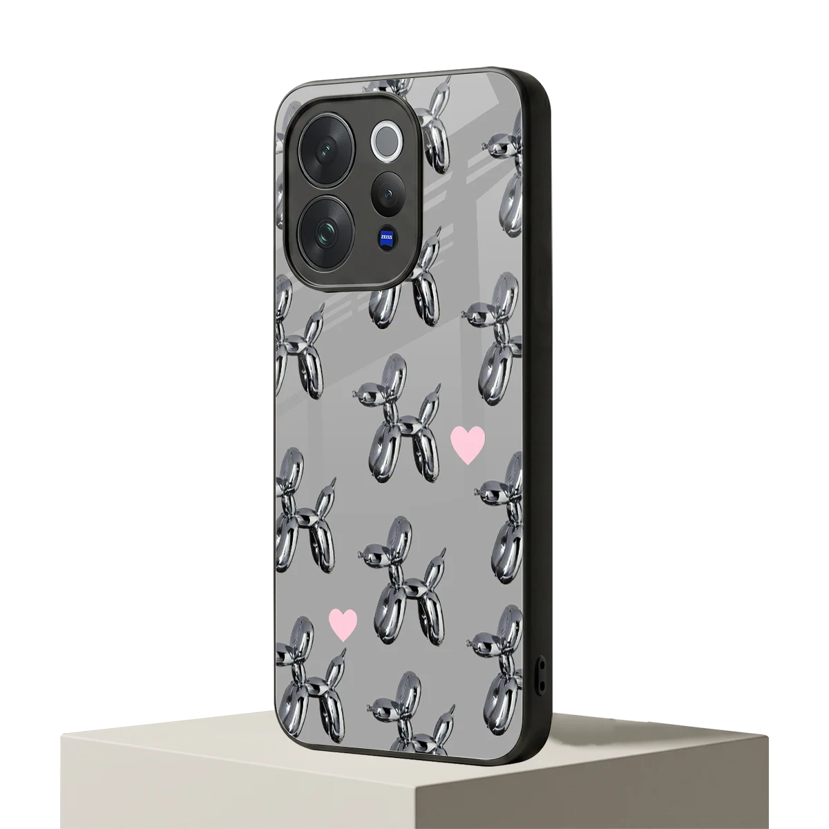 Metallic Pup vivo v70 mobile cover | shockproof glass phone case