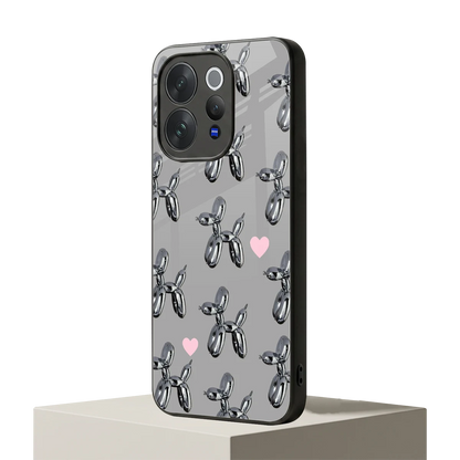 Metallic Pup vivo v70 mobile cover | shockproof glass phone case