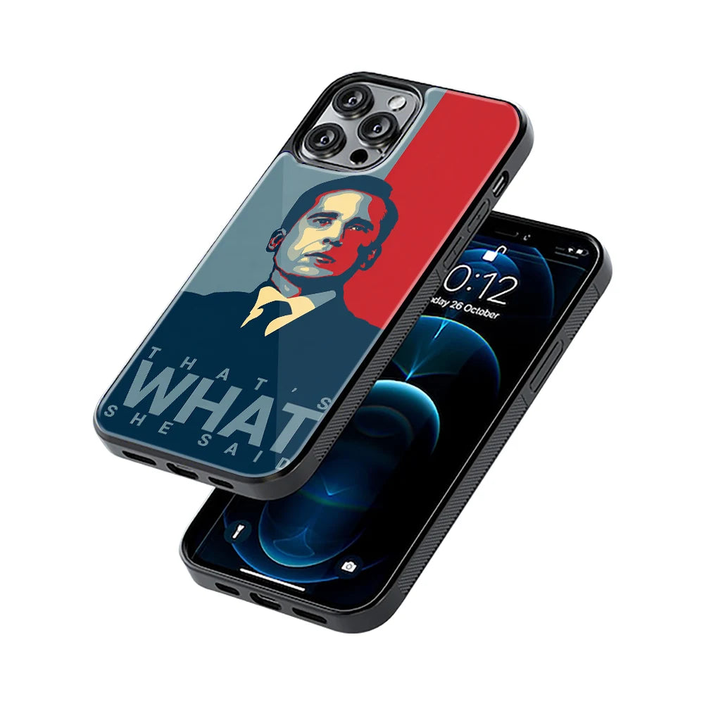 Protective Glass Back Phone Case Compatible with iPhone, Samsung, OnePlus, Pixel & More