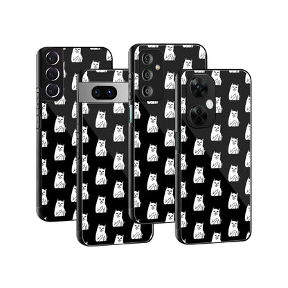 Stylish Glass Back Case for All Smartphones iPhone, Samsung, OnePlus, Pixel, Redmi, Oppo, Vivo, Motorola