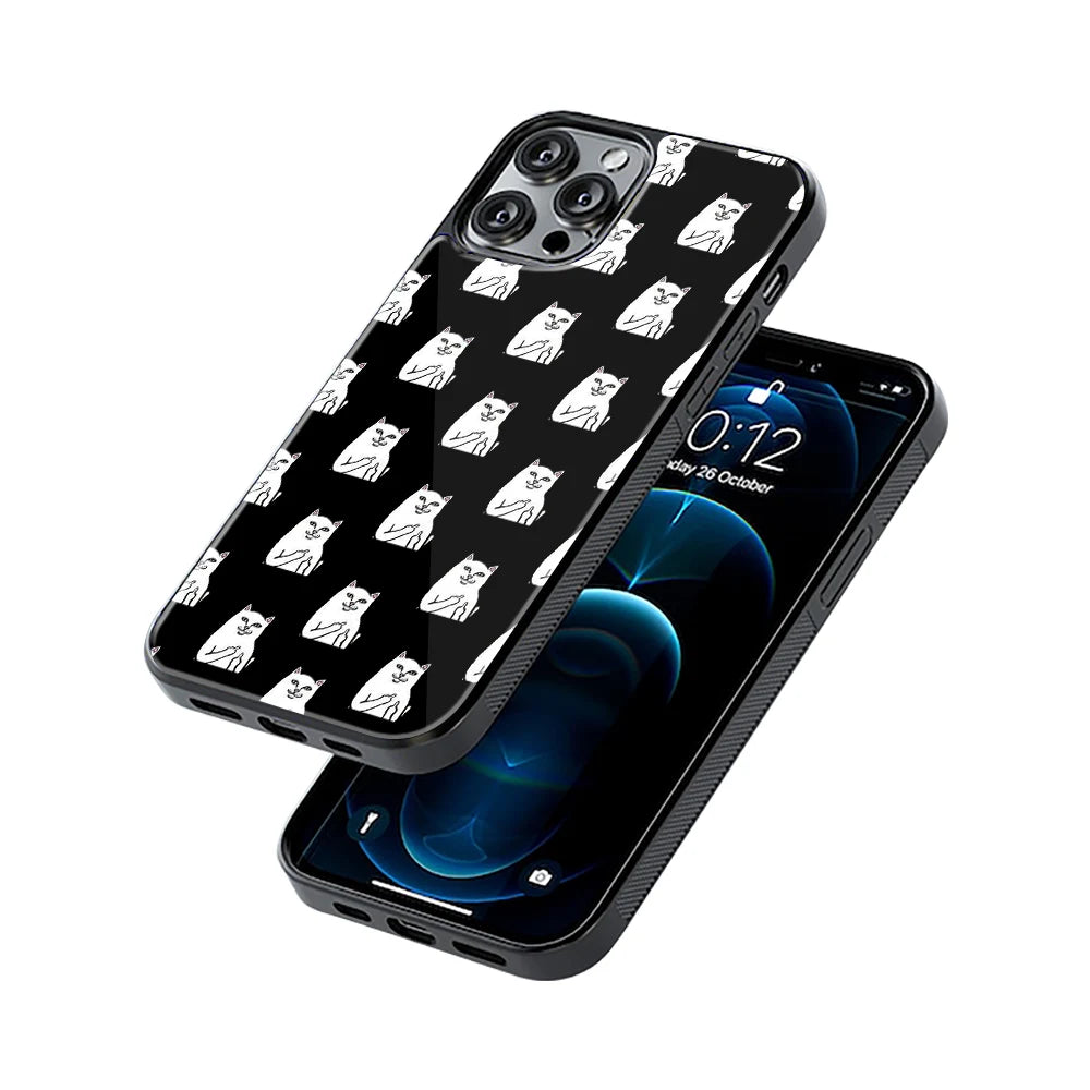Protective Glass Back Phone Case Compatible with iPhone, Samsung, OnePlus, Pixel & More