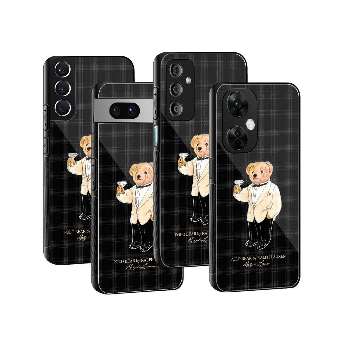 Stylish Glass Back Case for All Smartphones iPhone, Samsung, OnePlus, Pixel, Redmi, Oppo, Vivo, Motorola