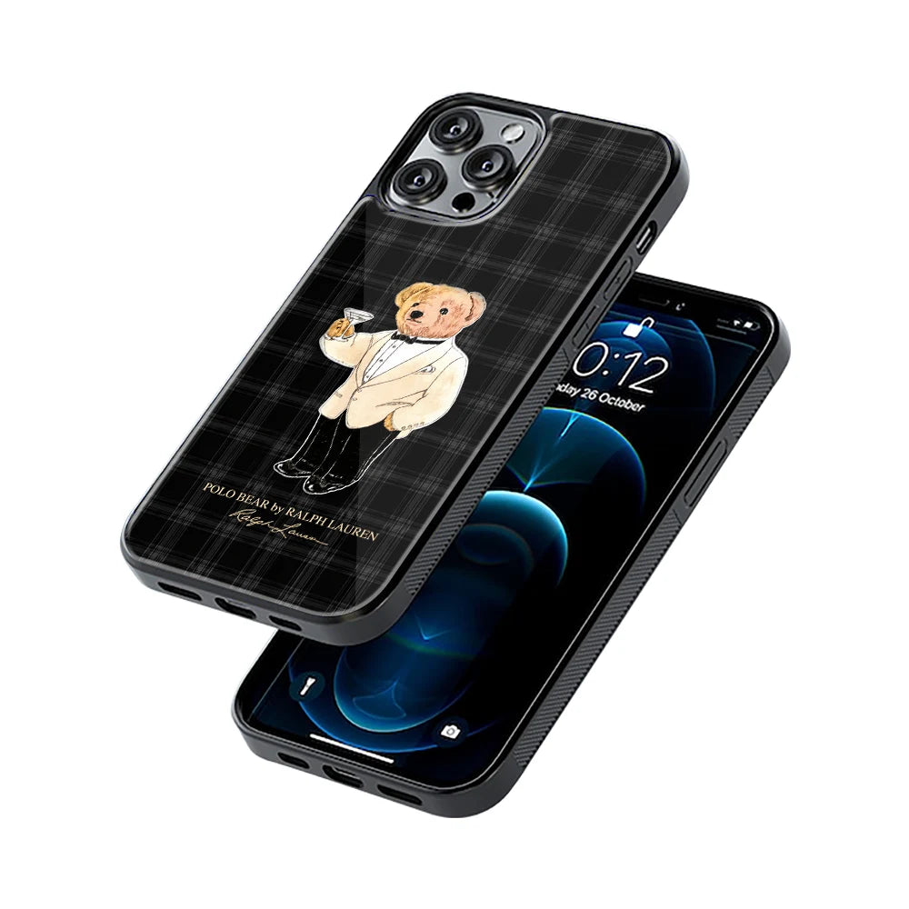 Protective Glass Back Phone Case Compatible with iPhone, Samsung, OnePlus, Pixel & More