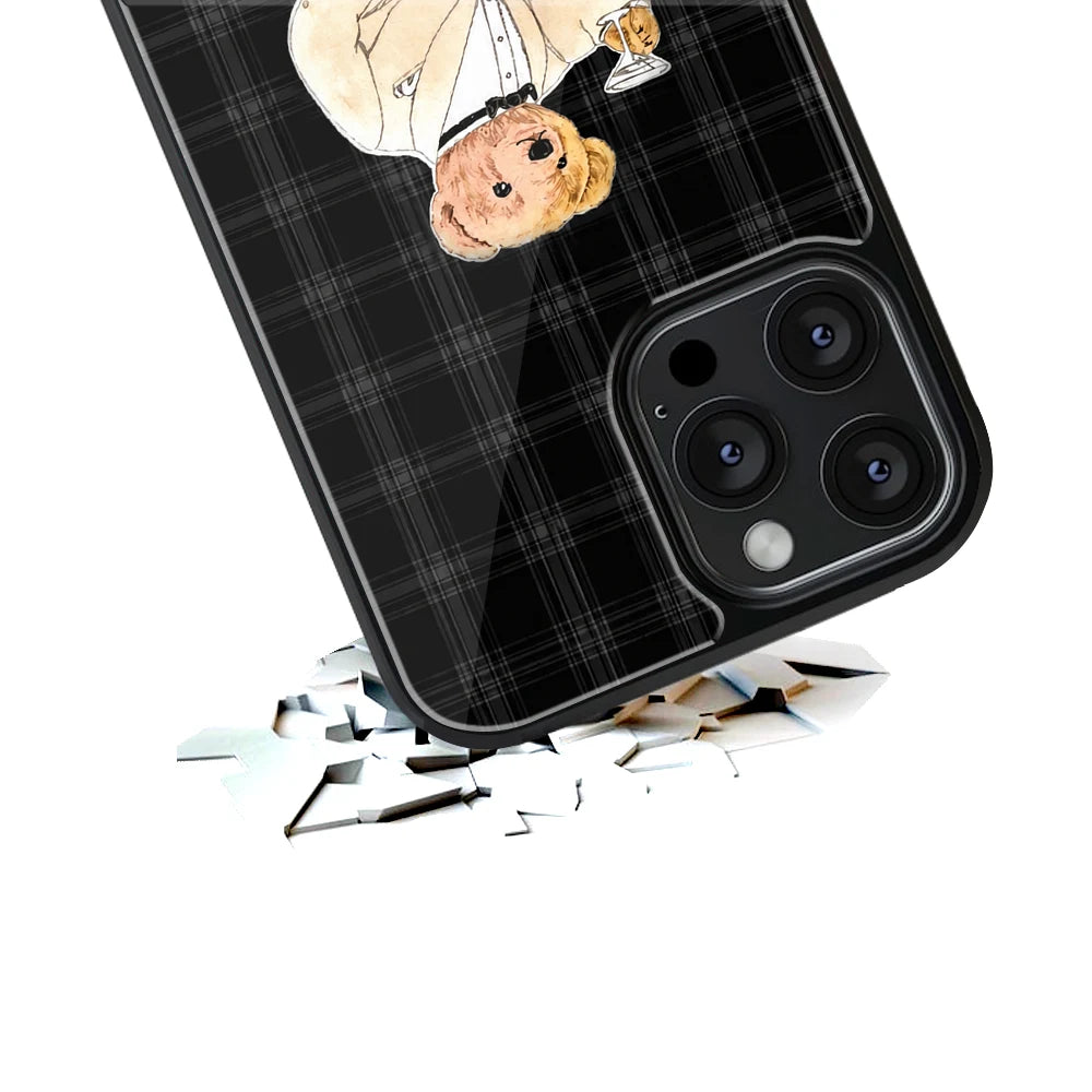 Durable Glass Back Mobile Case for iPhone, Samsung, OnePlus, Google Pixel, Redmi, Vivo, Oppo