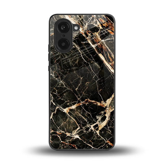 Midnight Gold back phone cover | glass case for oneplus nord ce5 5g