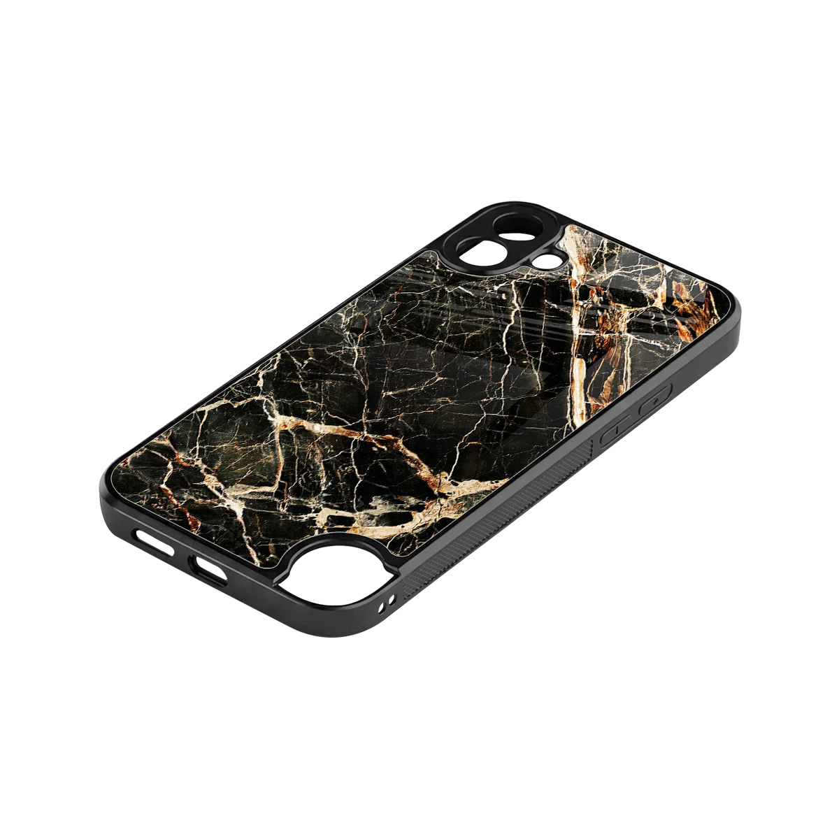 Midnight Gold stylish phone case for cmf nothing phone 1 | glossy glass and slim fit