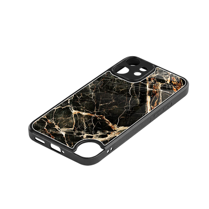 Midnight Gold stylish phone case for cmf nothing phone 2 pro | glossy glass and slim fit