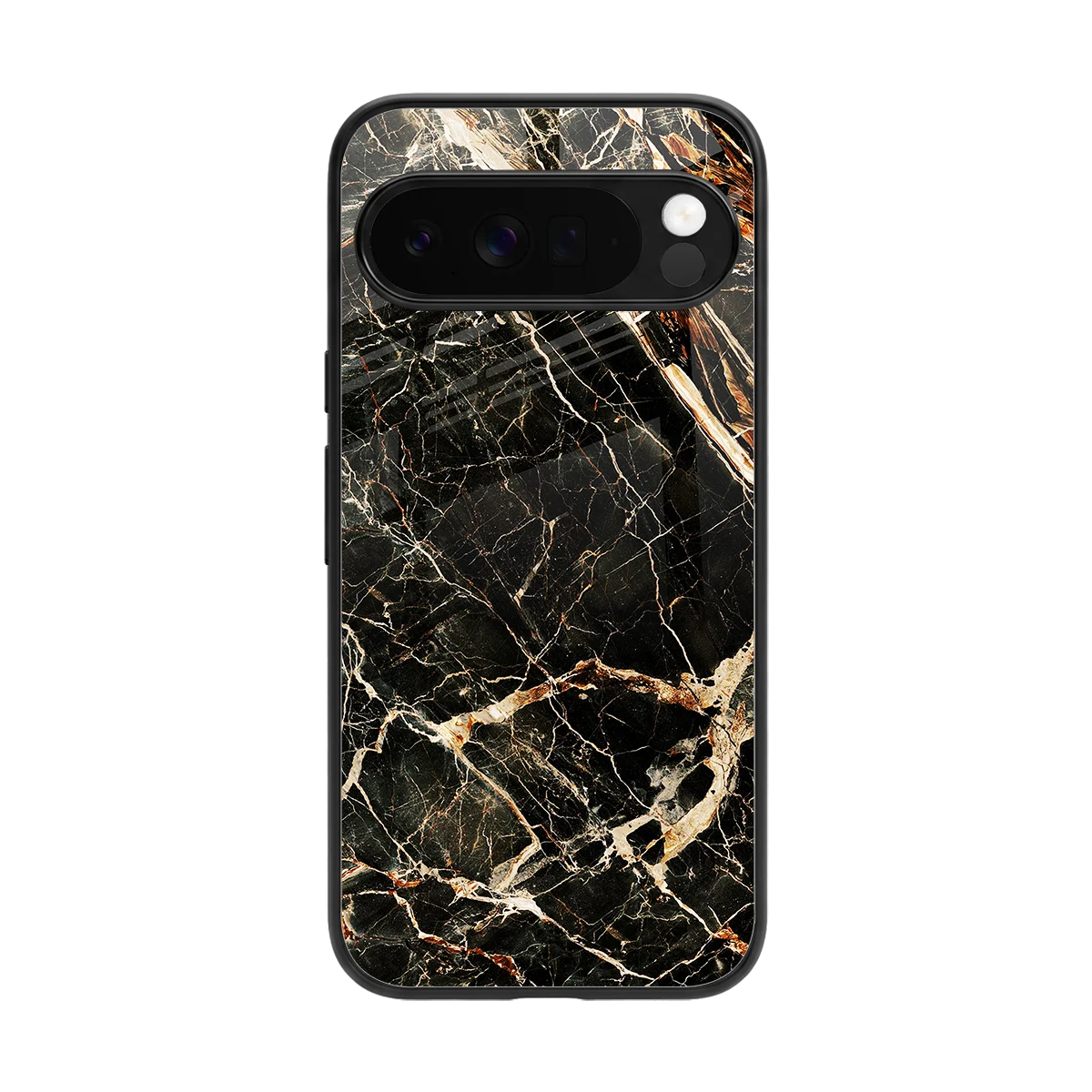 Midnight Gold back phone cover | glass case for google pixel 10 pro xl
