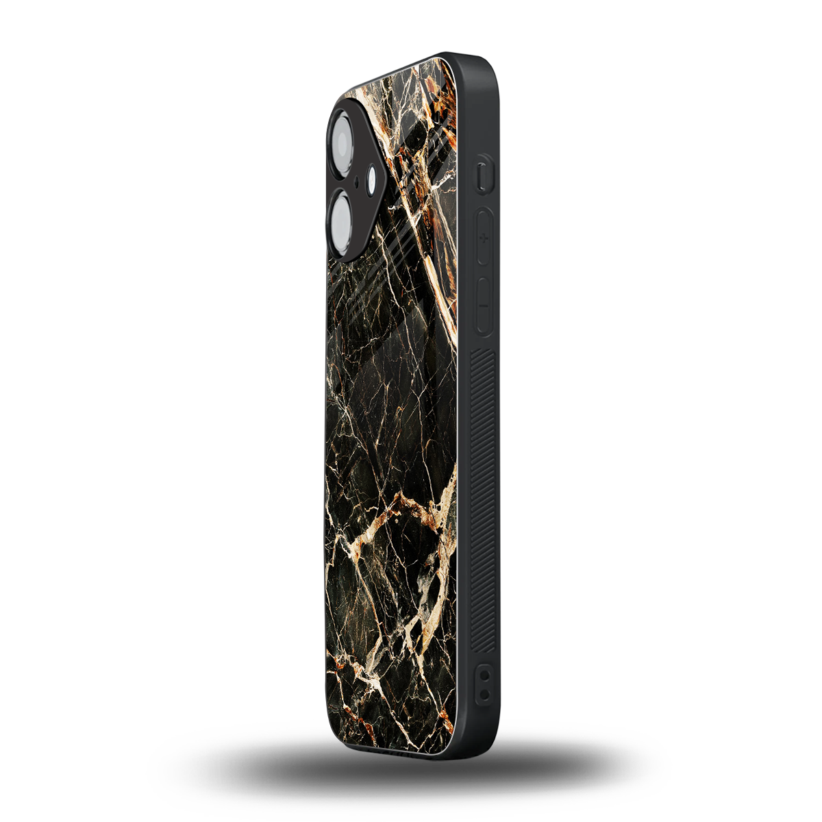 Midnight Gold Phone Case for Iphone 16 | Glass Case