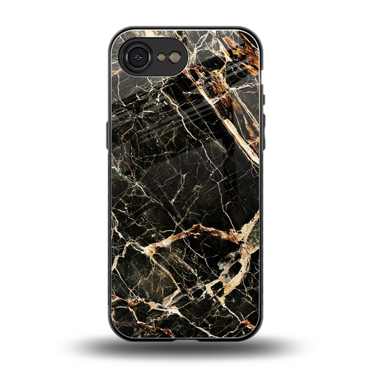 Midnight Gold back phone cover | glass case for iphone 17e