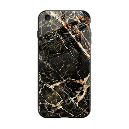 Midnight Gold back phone cover | glass case for iphone 6s