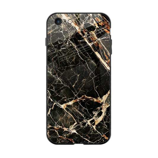 Midnight Gold back phone cover | glass case for iphone 6s plus