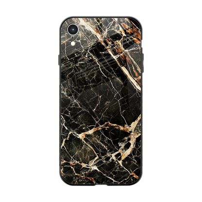 Midnight Gold back phone cover | glass case for iphone xr