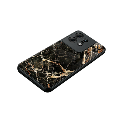 Midnight Gold stylish phone case for motorola edge 50 pro | glossy glass and slim fit
