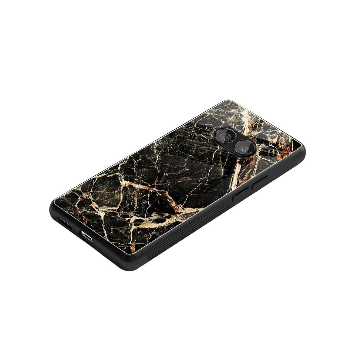 Midnight Gold stylish phone case for nothing phone 2a plus | glossy glass and slim fit