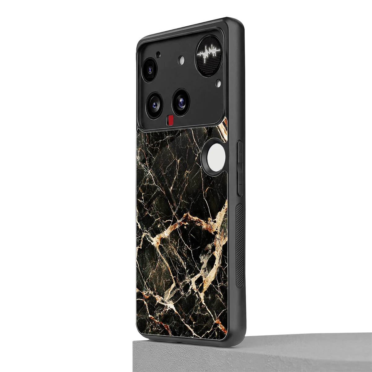 Midnight Gold nothing phone 3 mobile cover | shockproof glass phone case