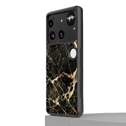 Midnight Gold nothing phone 3 mobile cover | shockproof glass phone case