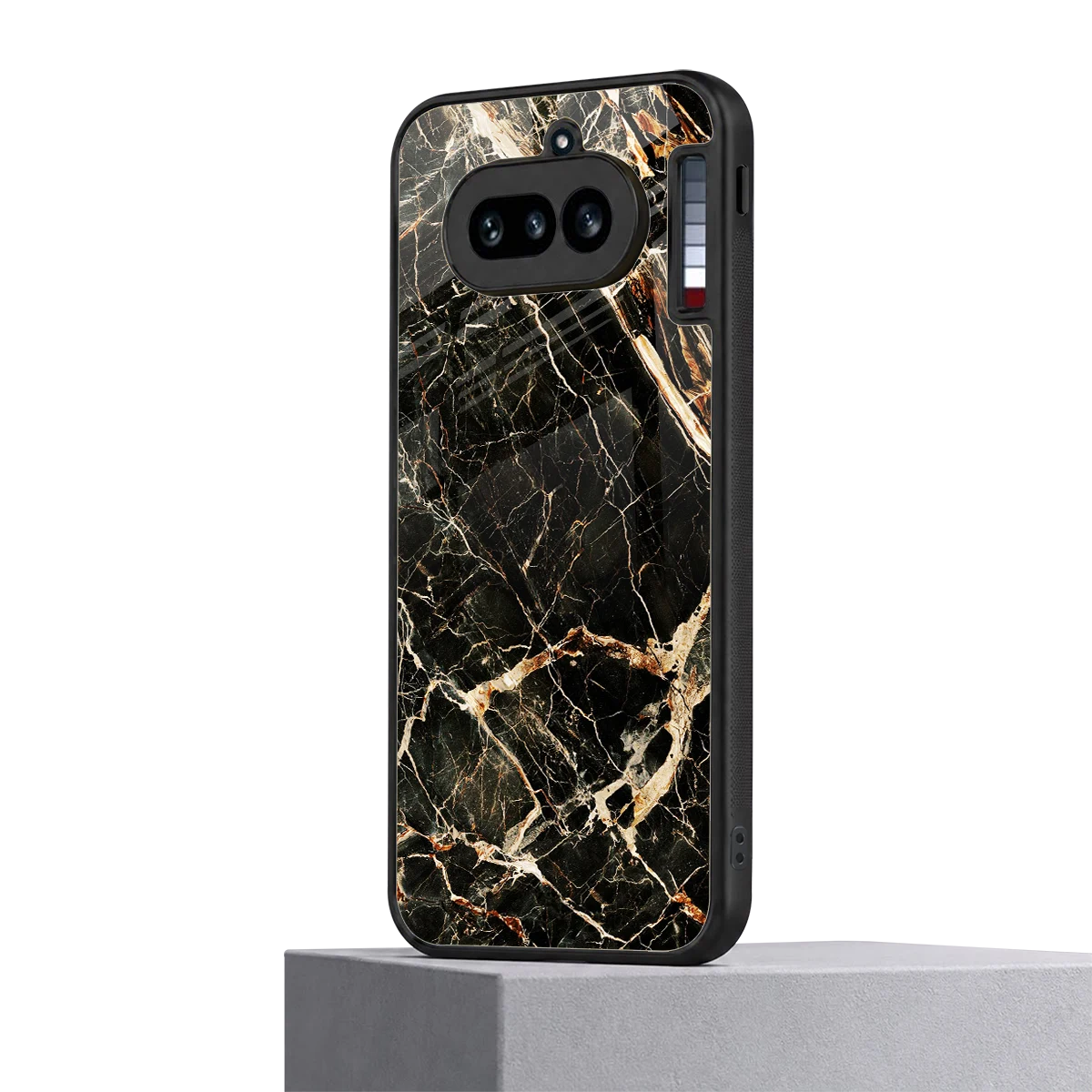 Midnight Gold nothing phone 4a mobile cover | shockproof glass phone case