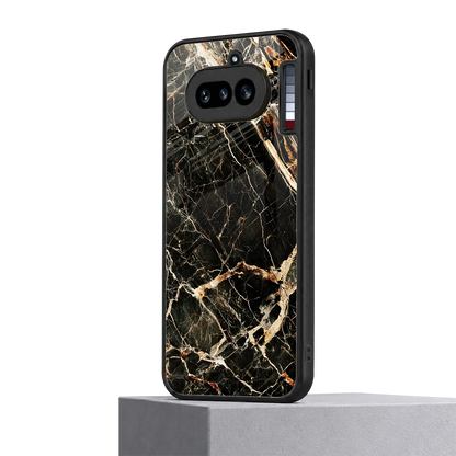Midnight Gold nothing phone 4a mobile cover | shockproof glass phone case