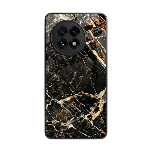 Midnight Gold back phone cover | glass case for oneplus 13r