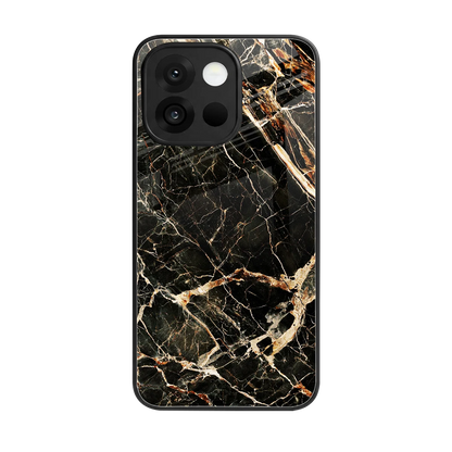 Midnight Gold back phone cover | glass case for oneplus 13s